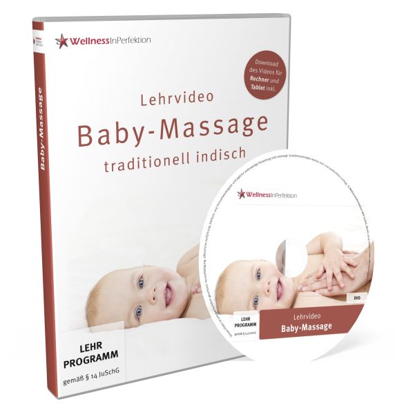 Lehrvideo DVD: «Die Baby-Massage» 24 Min. 